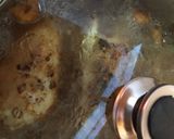 Foto del paso 7 de la receta Calamares rellenos de gulas en salsa de almendras e higos