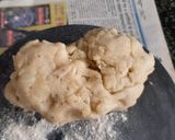 A picture of step 2 of Kaju crunch cookies.