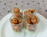 A picture of step 5 of Mongolian chicken.