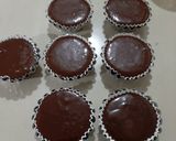 Foto langkah ke 3 dari resep Brownies Mekar Tepung Beras (no telur, no mixer).