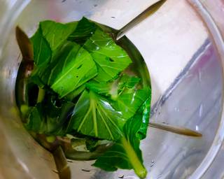 Es cendol sawi hijau 🥬 - Step 1