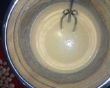 A picture of step 6 of Basbousa, Sweet Indian desert.