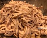 A picture of step 4 of Chewy Taro Shredded Cake.