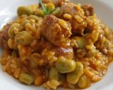 Foto del paso 11 de la receta: Arroz meloso con habas y butifarra