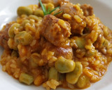 Foto del paso 11 de la receta: Arroz meloso con habas y butifarra
