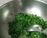 A picture of step 3 of Spinach Capsicum cheese Sandwich (brown bread) (jain/regular).