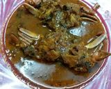 A picture of step 6 of Crab Curry.