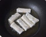 Foto langkah ke 3 dari resep Lumpia piscok(pisang coklat).