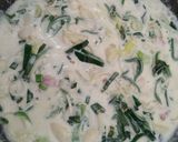 Foto del paso 5 de la receta: Sorrentinos caseros a la crema con puerro y cebolla de verdeo