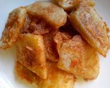 A picture of step 4 of Fried yam with egg II.