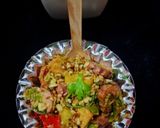 A picture of step 8 of Sweet Potato And Kand Thecha Chaat.