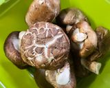 Gambar langkah 1 resipi Shiitake Terung Masak Sos Tiram.