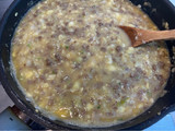 Zapallito italiano con relleno vegetariano