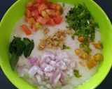 A picture of step 2 of Instant Bread Idli.