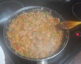 Foto del paso 5 de la receta: Empanadillas de salchicha fresca y salteado de verduras al horno