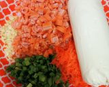 Gambar langkah 2 resipi Salmon Rangoon.