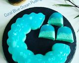 Foto langkah ke 6 dari resep Coral Blue Ocean Puding.