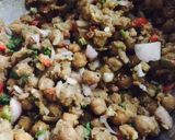 A picture of step 1 of Cheese Chana Bites.
