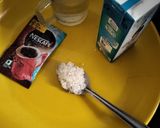 A picture of step 1 of Cappuccino coffee.