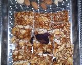 A picture of step 8 of Dry fruit chikki using jaggery.