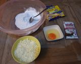 Foto langkah ke 1 dari resep Telur Gabus Keju (versi tepung ketan).