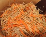 A picture of step 11 of Very easy and simple Kinpira Gobo (Burdock) & Carrot, Gluten Free.
