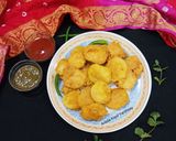A picture of step 4 of Snacks (Besan Pakode).