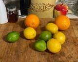 A picture of step 1 of Candied Citrus and Ginger.