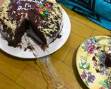 Foto langkah ke 7 dari resep Kue ultah basic brownies kukus Ny Liem.