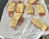 Foto del paso 1 de la receta: Pechuga de pollo rellena con salsa de calabacín y puerro