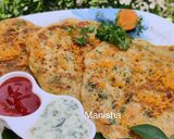 A picture of step 15 of Sooji Uttapam (Savory Semolina & Maize Pancakes).