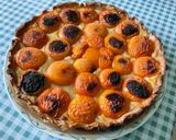 Une image de l'étape 14 de Tarte aux abricots, miel et crème vanille.