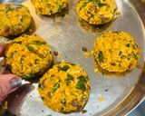 A picture of step 4 of PANEER SPROUTS TIKKI - High Protein Pan -Shallow Fried😋.