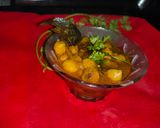 A picture of step 4 of Chana masala.