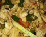 Foto langkah ke 7 dari resep Tumis Tahu Udang.