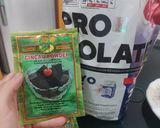 Foto langkah ke 1 dari resep Anabolic Grass Jelly & Milk | High Protein, Low Calorie, Sugar & Gluten Free.