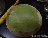 A picture of step 5 of Palak ki Roti.