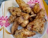 A picture of step 3 of Korean style hot wings.