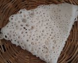 A picture of step 3 of Neer Dosa.