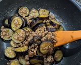 A picture of step 4 of Easy Ginger Stir-Fry with Eggplant and Ground Meat.