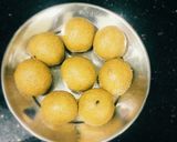 A picture of step 4 of Aate ka Laddo.