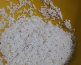 A picture of step 1 of Jaggery and coconut kheer rice pudding.