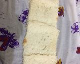 A picture of step 3 of Pinwheel sandwich.