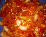 A picture of step 5 of Pepper chicken.