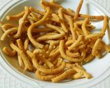 A picture of step 5 of Karaa sev.