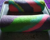 Foto langkah ke 6 dari resep Bolu gulung rainbow.