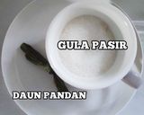 Gambar langkah 1 resipi Bubur Bebola Tepung Pulut (Filipino Ginataang Bilo-Bilo).