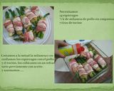 Foto del paso 1 de la receta: Espárragos envueltos en pollo y tocino