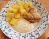 Csirkemell almás szósszal recept fázis 3 fotója