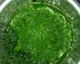 A picture of step 3 of Sarso ka Saag.